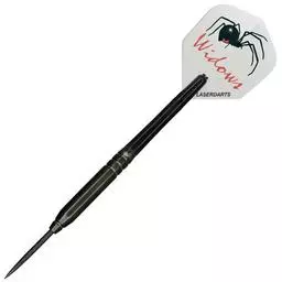 Click here to learn more about the Laserdart Black Widow Moveable Steel Tip Dart – Ringed.