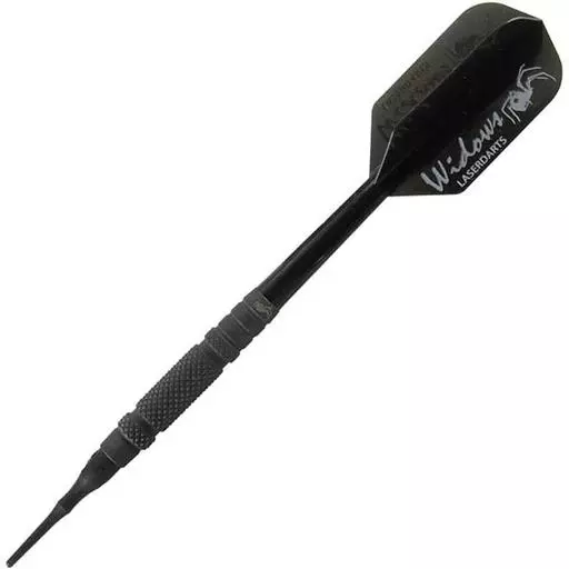 Laserdart Black Widow Soft Tip Darts - Knurled Barrel