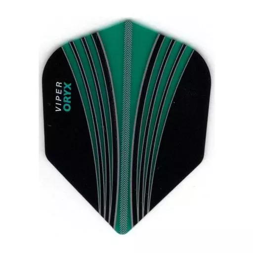 Viper Oryx Black & Teal Standard Dart Flights 