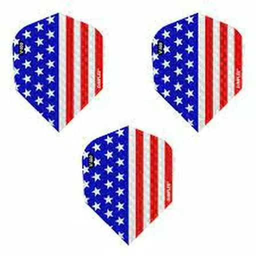 Viper American Flag Metallic Vertical Dimplex V-100 Standard Dart Flights