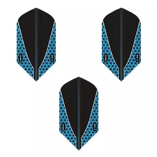 Viper Dimplex Dart Flights Slim Metallic Blue V-100 Series