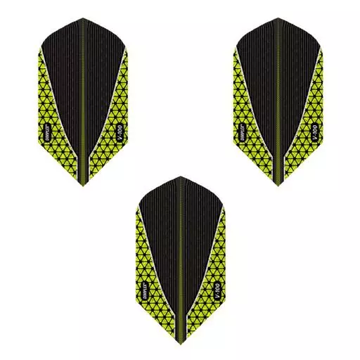 Viper Dimplex Dart Flights Slim Metallic Green V-100 Series