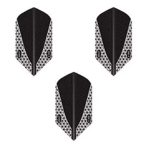 Viper Dimplex Dart Flights Slim Metallic Silver V-100 Series