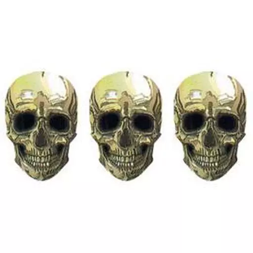 GLD V-Lux Glitter Flights Skull