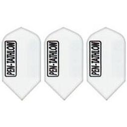 Click here to learn more about the GLD White Slim Pentathlon 2368 Dart Flights.