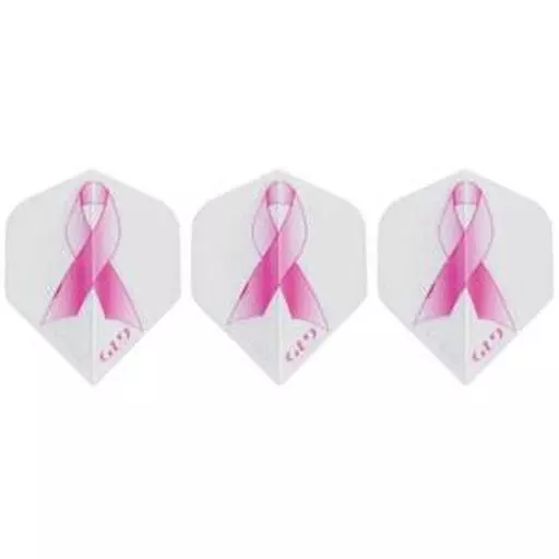 GLD Breast Cancer Standard Poly Royal Hard Dart Flights