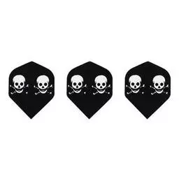 Click here to learn more about the GLD Black w/ Skull & Crossbones - Poly-Royal 2441 Dart Flights.