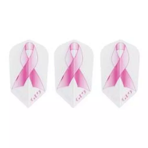 GLD Breast Cancer Slim Poly Royal Hard Dart Flights