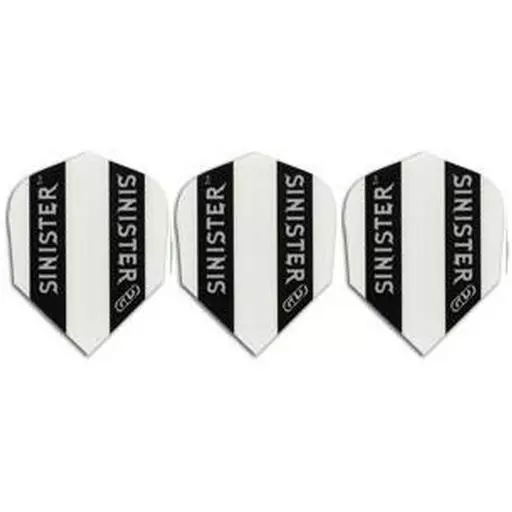 Sinister Standard Black/White Dart Flights