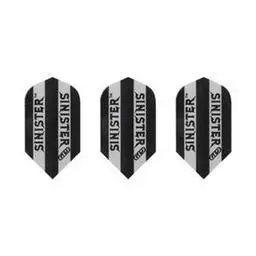 Click here to learn more about the Sinister Slim Black Dart Flights.