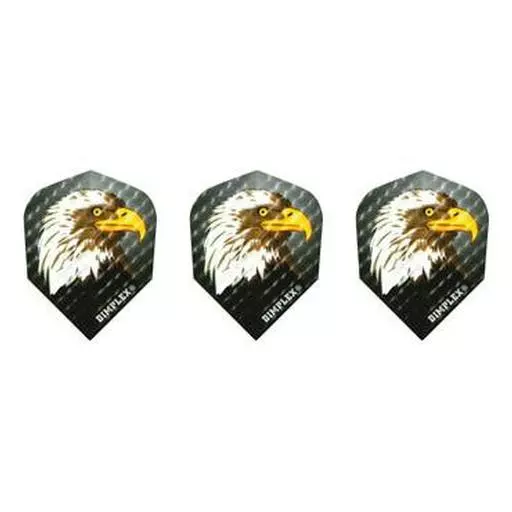 GLD Black with Eagle Head Image - 9002 Dimplex Dart Flights