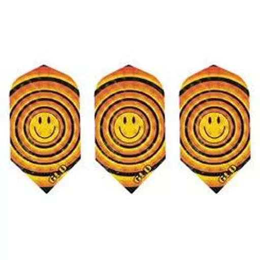 GLD Smiley Face - Dimplex 9366 Dart Flights