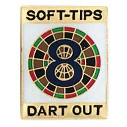 Click here to learn more about the Soft-Tips "8 Dart Out" Award Pin.