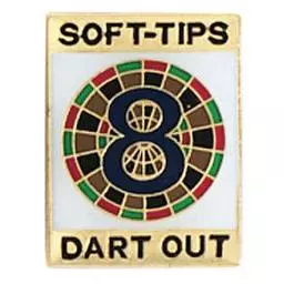 Click here to learn more about the Soft-Tips "8 Dart Out" Award Pin.