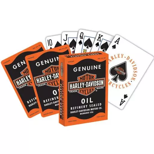 Harley-Davidson® Oil Can Playing Cards