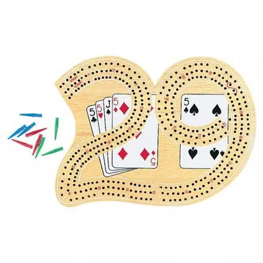 "29" Cribbage Board