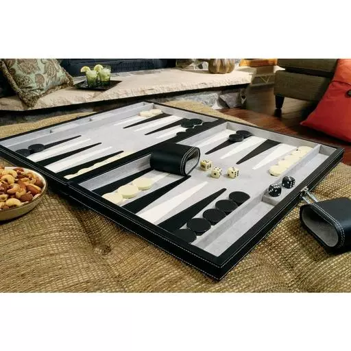 Mainstreet Classics Classic 18" Backgammon Set