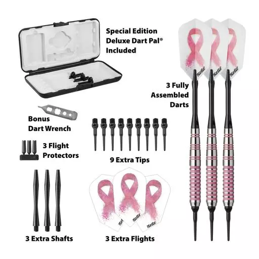 Pink Lady Soft-Tip Darts (With Case)