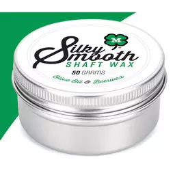 Click here to learn more about the McDermott Silky Smooth Shaft Wax.