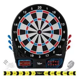Click here to learn more about the Viper 777 Electronic Dartboard .