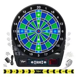 Click here to learn more about the Viper ION Illuminated Dartboard.
