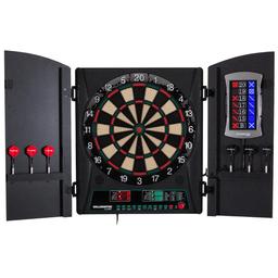 Click here to learn more about the Bullshooter CricketMaxx 1.0 Electronic Dartboard Cabinet.