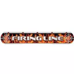Click here to learn more about the Dart World Firing Line Flames Dart Throw Line.