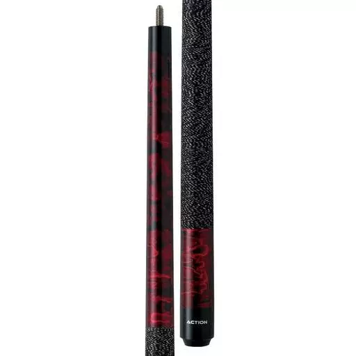 Action Kids 48" Junior Red Marble Pool Cue