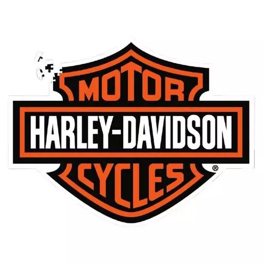 Harley Davidson Bar & Shield Logo Shaped Puzzle