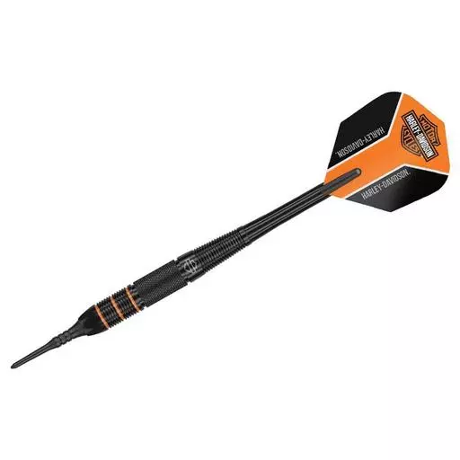 Dart World Harley-Davidson® Rally Darts Soft Tip 18 gr. Darts, Stainless Steel Barrels