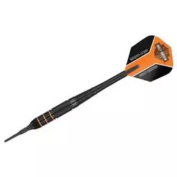 Click here to learn more about the Dart World Harley-Davidson® Rally Darts Soft Tip 18 gr. Darts, Stainless Steel Barrels.