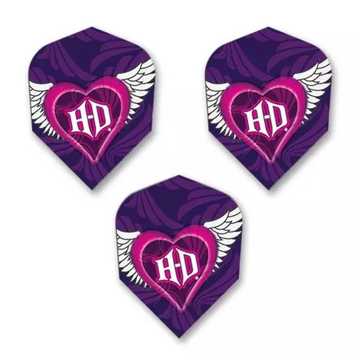 Dart World Harley Davidson Purple H-D Wings Standard Flights