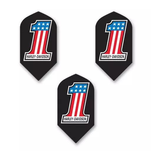 Dart World Harley Davidson #1 Slim Dart Flights