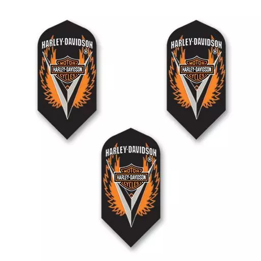 Dart World Harley Davidson  V Wing Slim Dart Flights