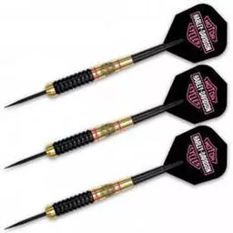Click here to learn more about the Harley Davidson Evo Brass Steel Tip Darts 22 Gram.
