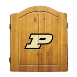 Click here to learn more about the Purdue University NCAA Dart Cabinet With Darts and Dartboard.