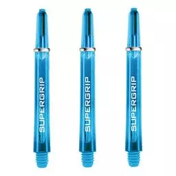 Click here to learn more about the Harrows Super Grip Medium Aqua Blue Dart Shafts.