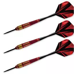 Click here to learn more about the Harrows Vivid Brass Steel Tip Darts Red.