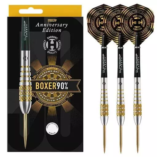 Harrows Anniversary Edition Boxer Bomb 90% Tungsten Steel Tip Darts