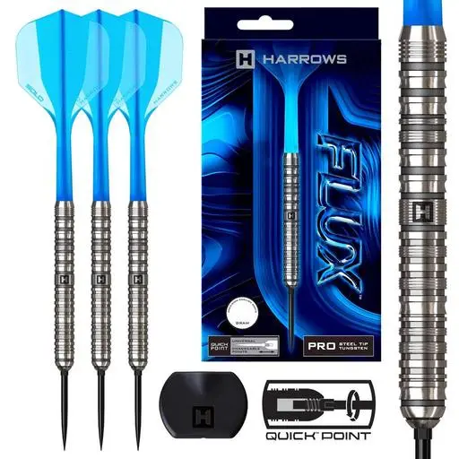 Harrows Flux 24 Gram Steel Tip Dart