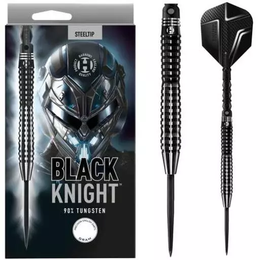 Harrows Black Knight 90% Tungsten Steel-Tip Darts