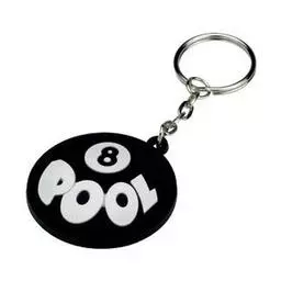 Click here to learn more about the 8 Ball Pool Rubber Keychain.