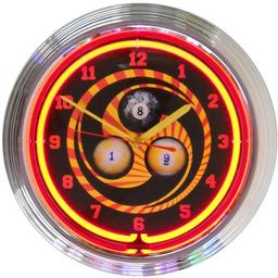 Click here to learn more about the Billiards 1, 8, 9 Neon Clock.