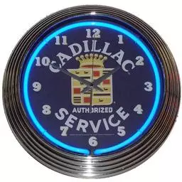 Click here to learn more about the Cadillac Service Neon Clock.