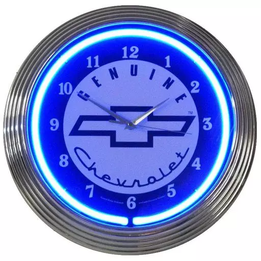 GM Genuine Chevy Neon Clock