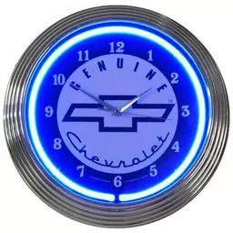 Click here to learn more about the GM Genuine Chevy Neon Clock.