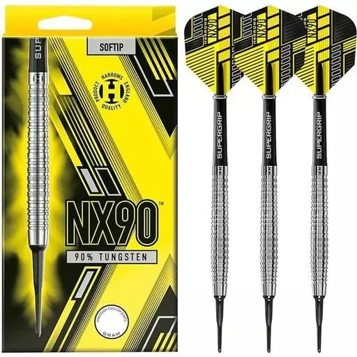 Harrows NX90 90% Tungsten Soft Tip Darts