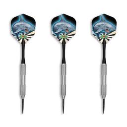Click here to learn more about the Dart World Shark Fin 80% Tungsten Steel Tip Darts.