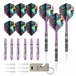 Click here to learn more about the DW (Dart World) Liberty 90% Tungsten Soft Tip Darts.
