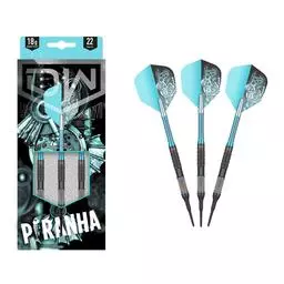 Click here to learn more about the Dart World Piranha - 90% Tungsten Soft Tip Dart.